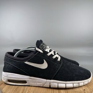 Nike Stefan Janoski Max Black White 631303-010 Men’s Size 10.5 Skate Shoes